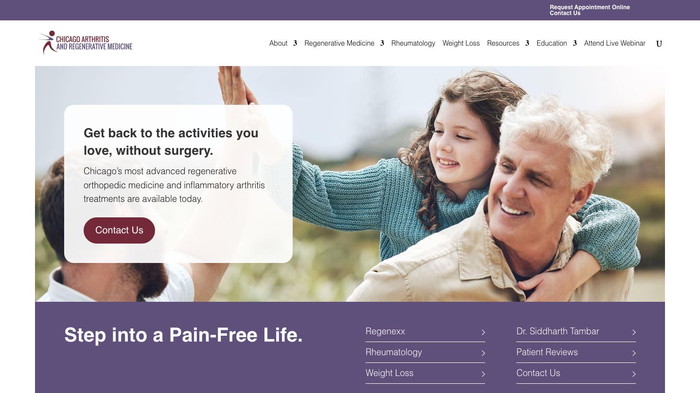 Chicago Arthritis and Regenerative Medicine