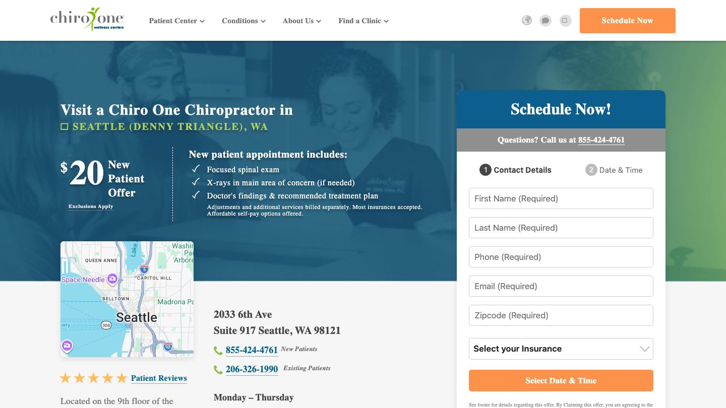 Chiro One Chiropractic & Wellness Center of Denny Triangle