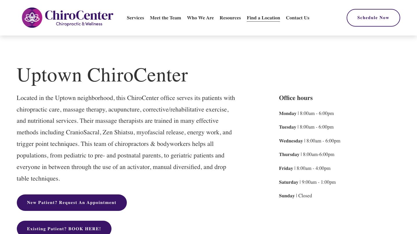 ChiroCenter Chiropractic & Wellness Uptown Minneapolis