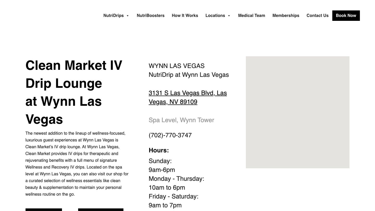 Clean Market IV Drip Lounge