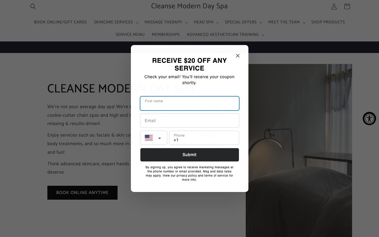 Cleanse Modern Day Spa