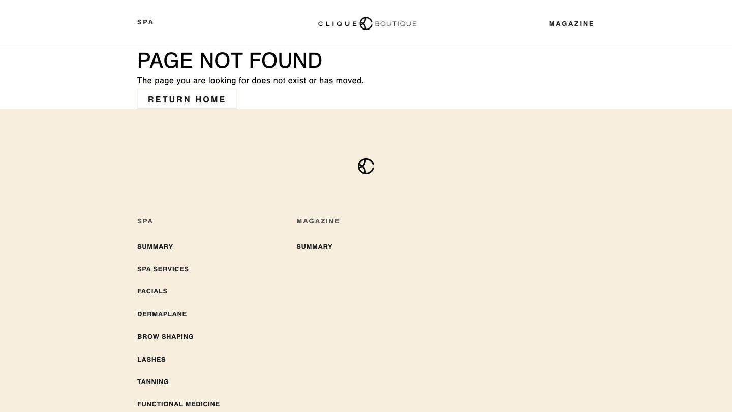 Clique Boutique - Holiday Manor