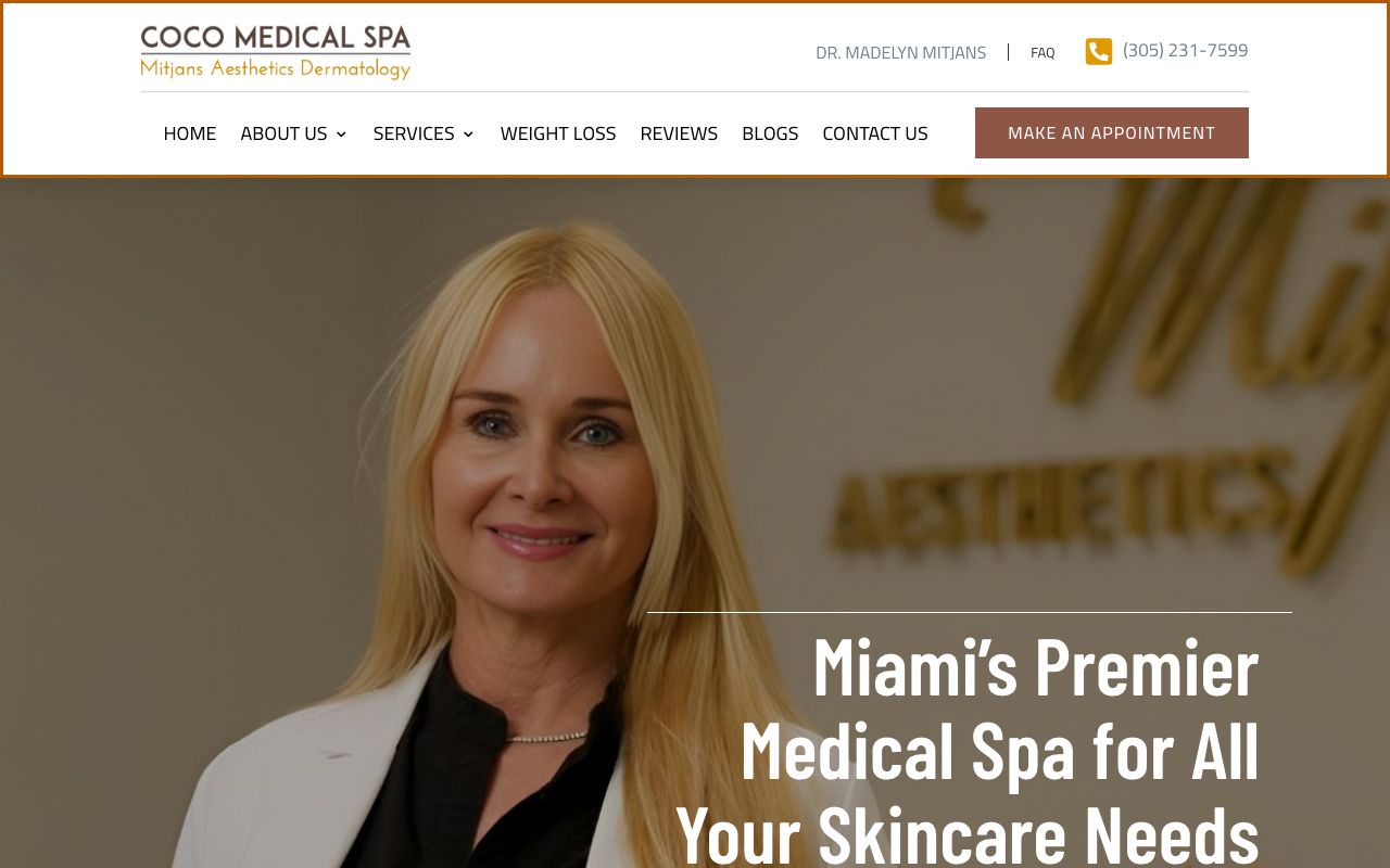 Coco Medical Spa Mitjans Aesthetics Miami
