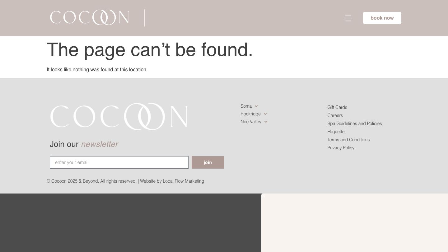 Cocoon Day Spa Oakland - Rockridge