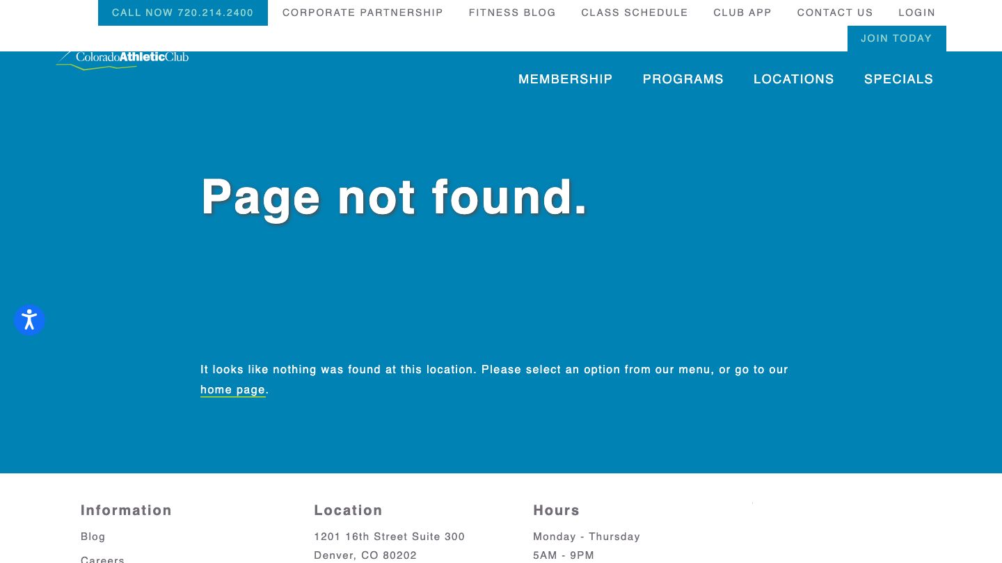 Colorado Athletic Club Tabor Center/16th Street