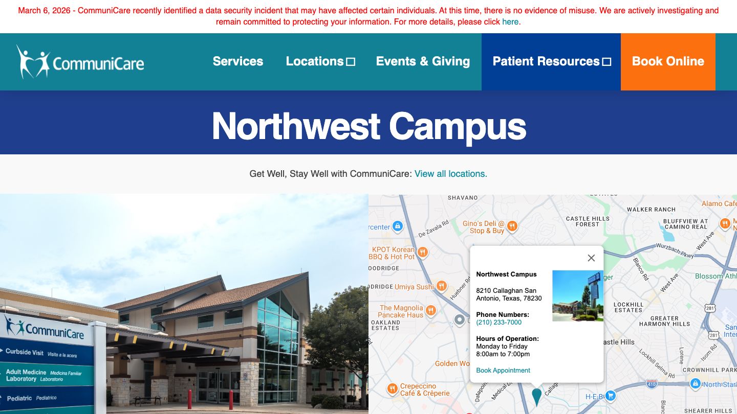 CommuniCare Health Centers - Northwest Clinic