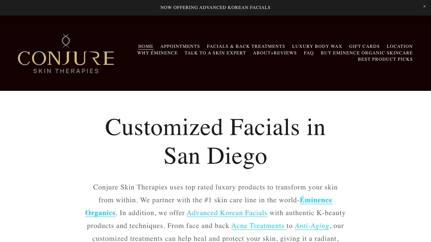 Conjure Skin Therapies