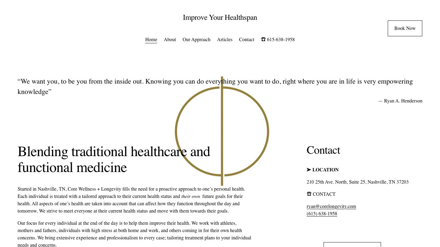 Core Wellness + Longevity