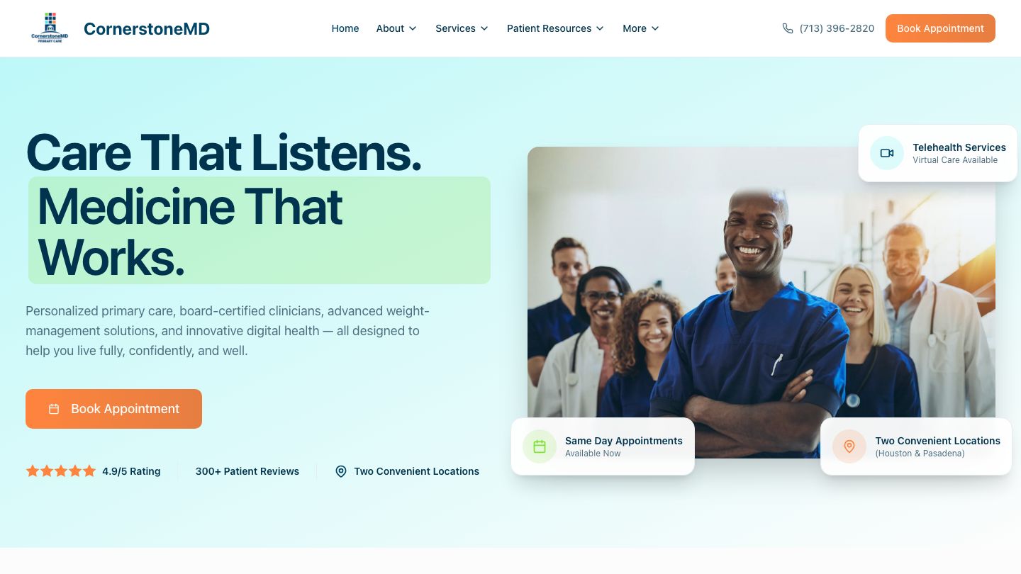 CornerstoneMD - Primary Care Clinic & Weight Loss