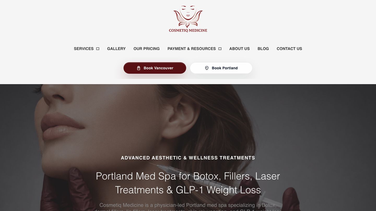 Cosmetiq Med Spa - Portland Botox, Filler & Laser