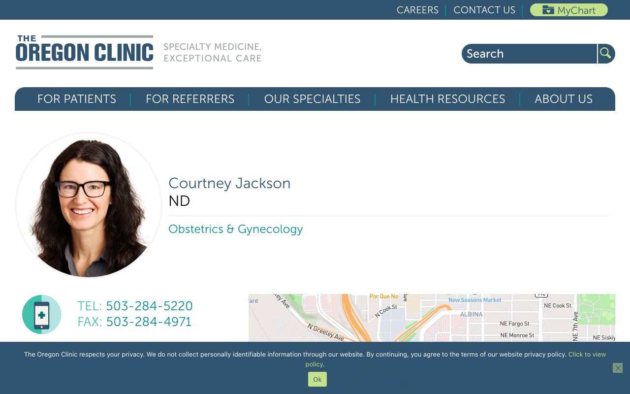 Courtney Jackson, ND