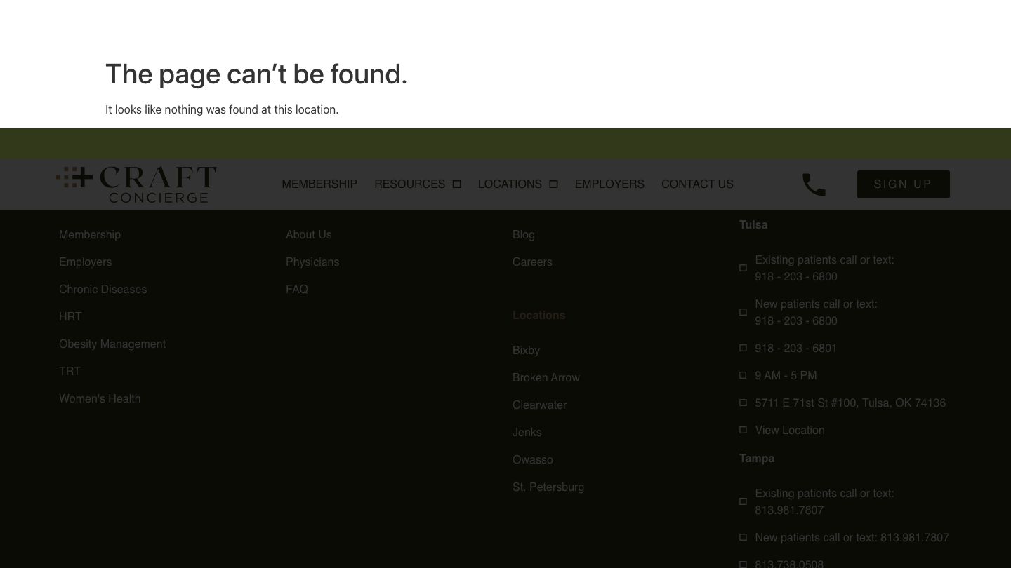 Craft Concierge - Direct Primary Care