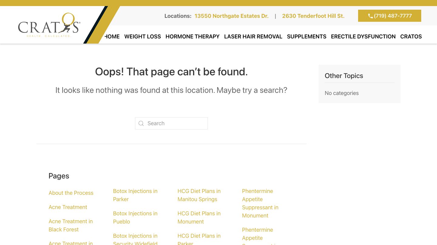 Cratos Health Calculated - Northgate