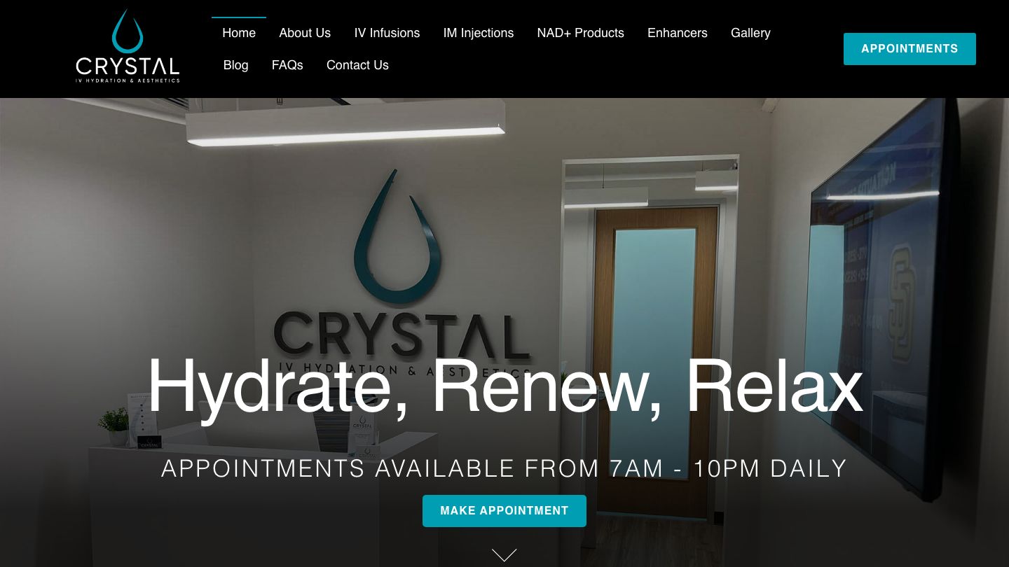 Crystal IV Hydration & Aesthetics