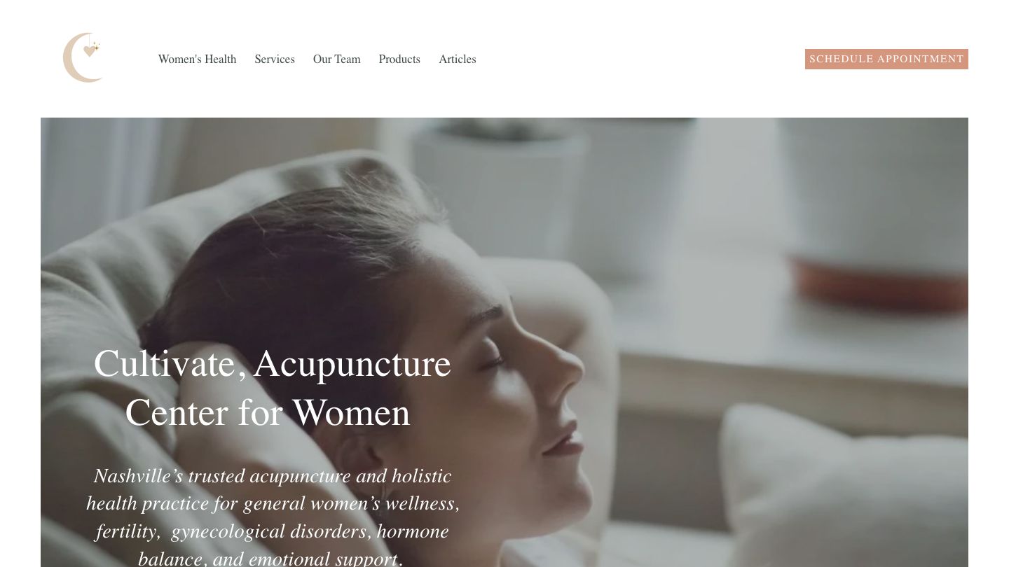 Cultivate, Acupuncture Center for Women