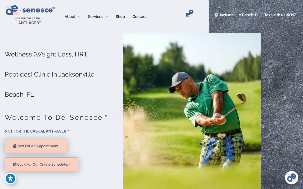 De-Senesce Longevity and Wellness