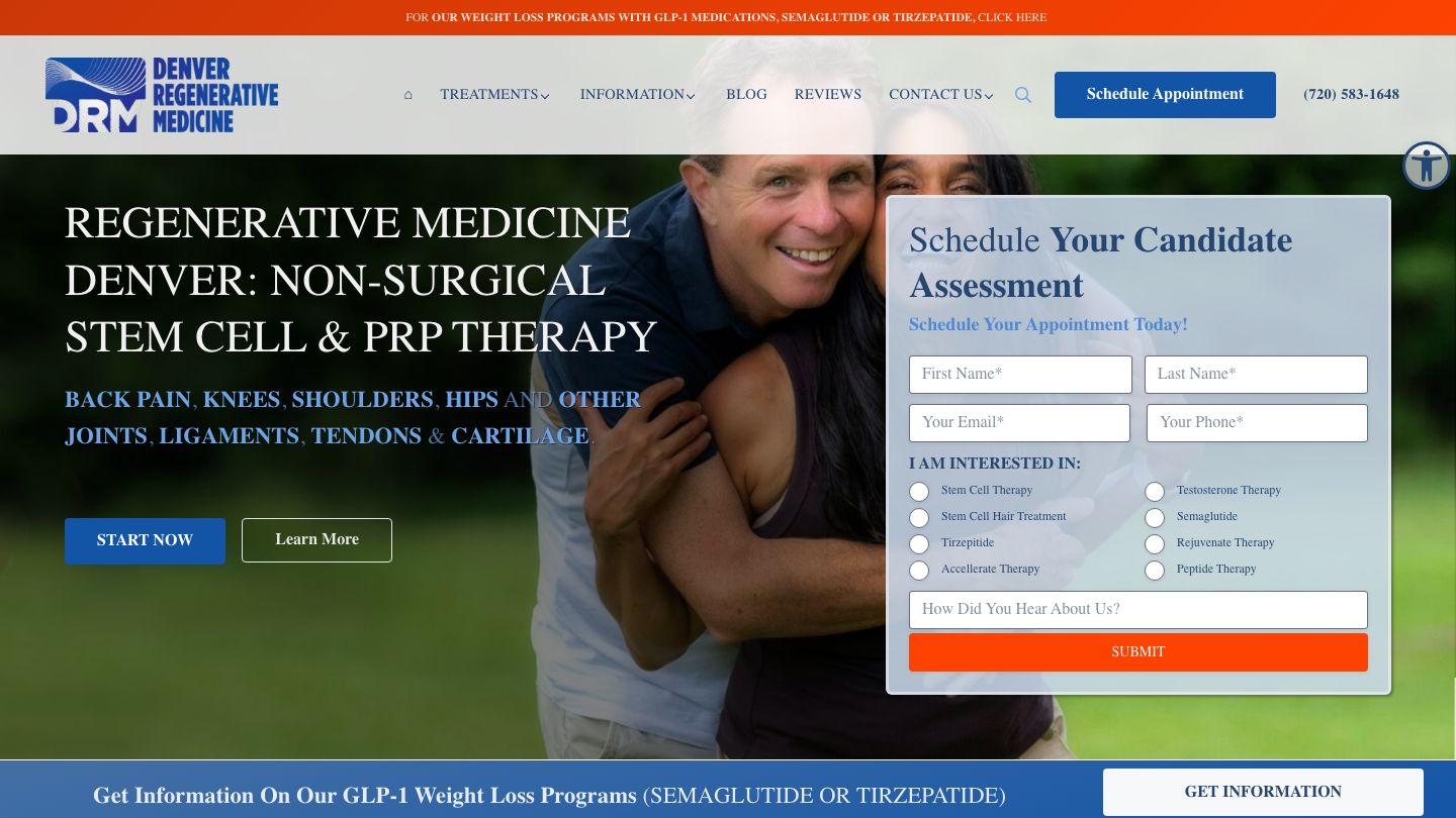 Denver Regenerative Medicine | Stem Cell Therapy, HRT, Testosterone Clinic