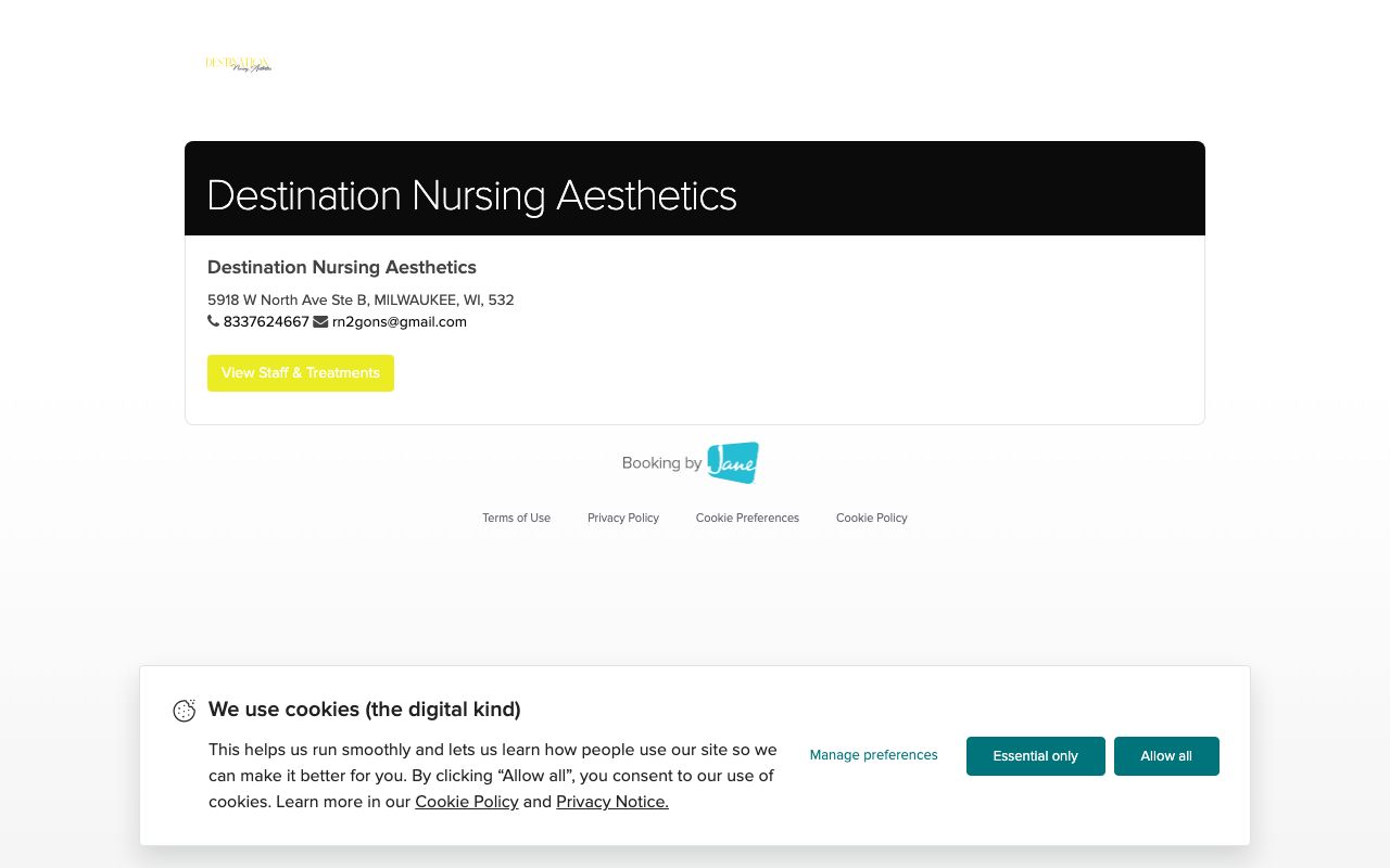 Destination Nursing Aesthetics