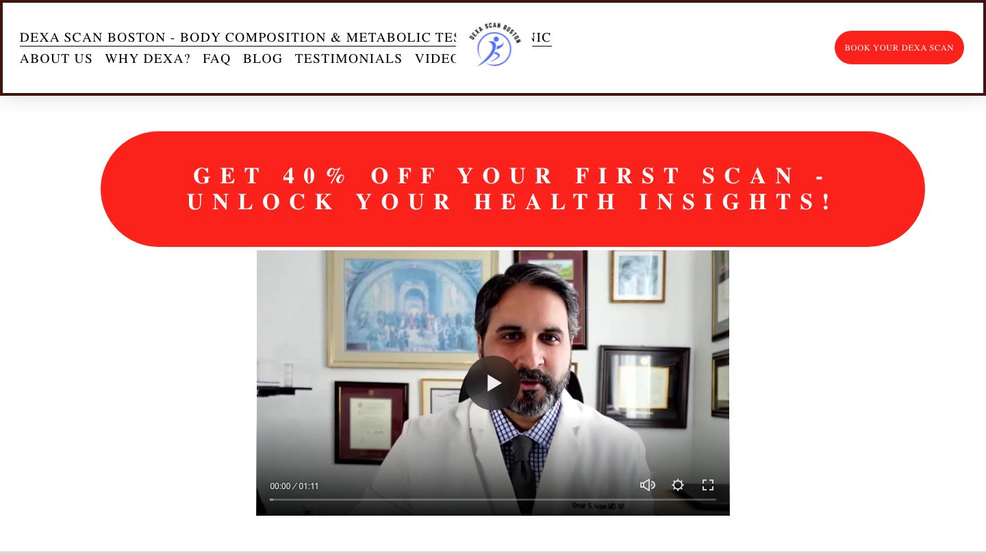 DEXA Scan Boston - Body Composition & Metabolic Testing Clinic