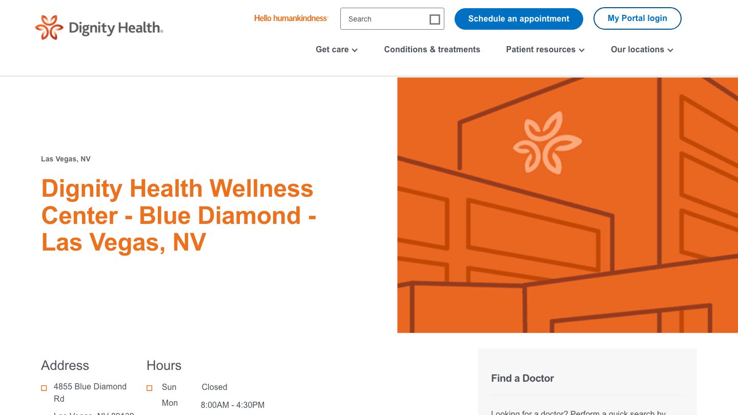 Dignity Health Wellness Center - Blue Diamond - Las Vegas, NV