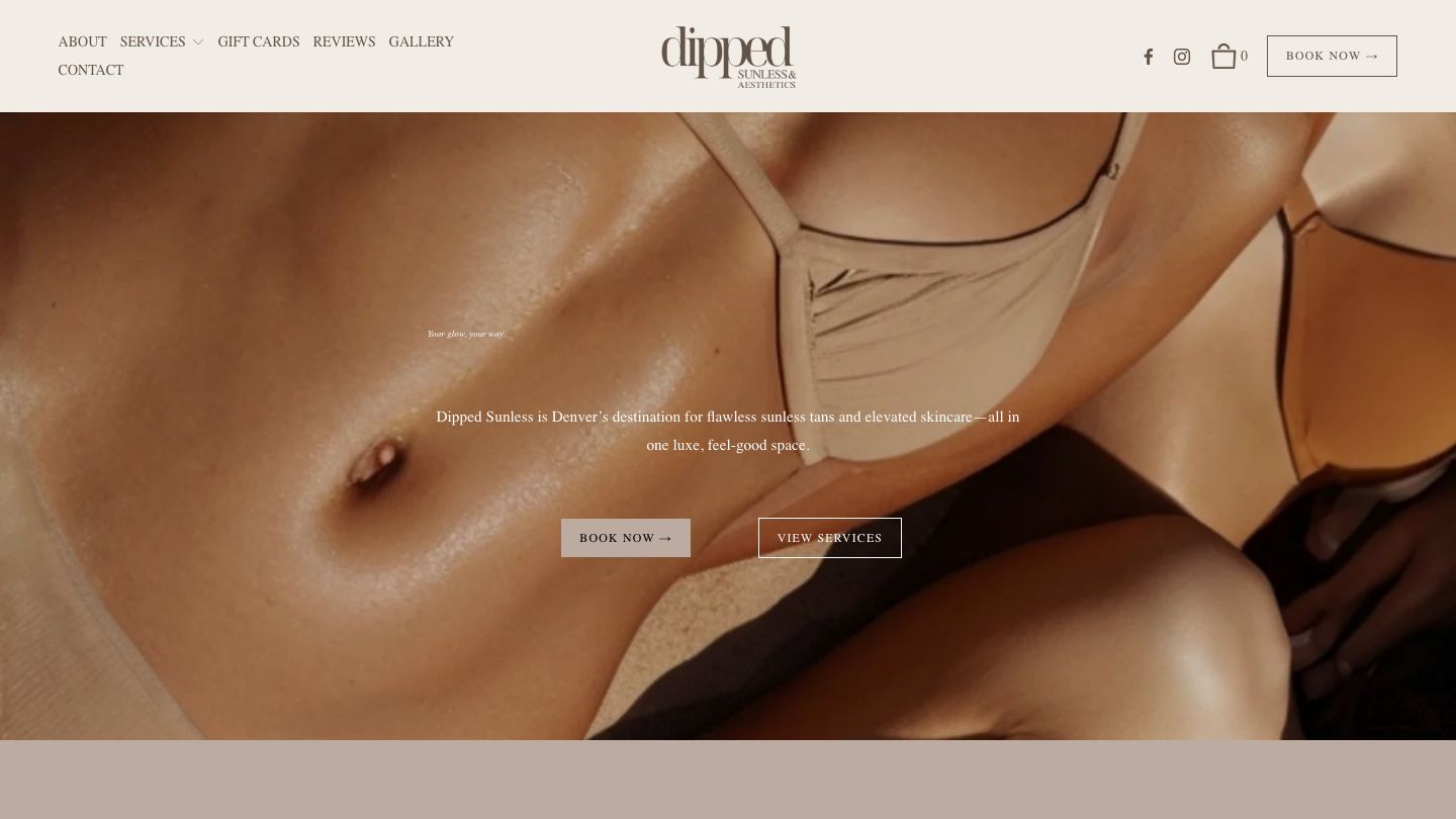 Dipped Sunless & Aesthetics by Lauren Ashley