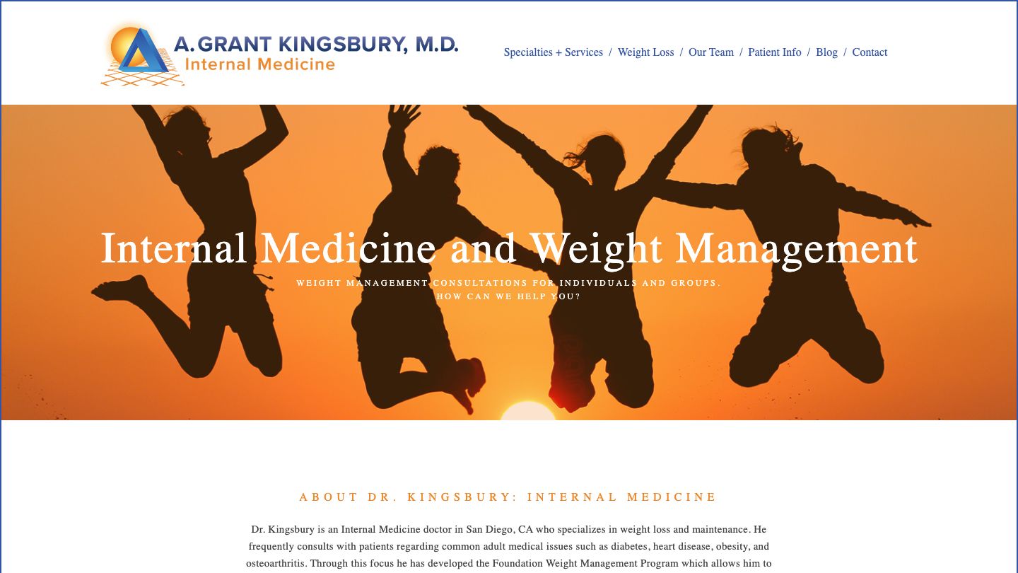 Dr. A. Grant Kingsbury, MD