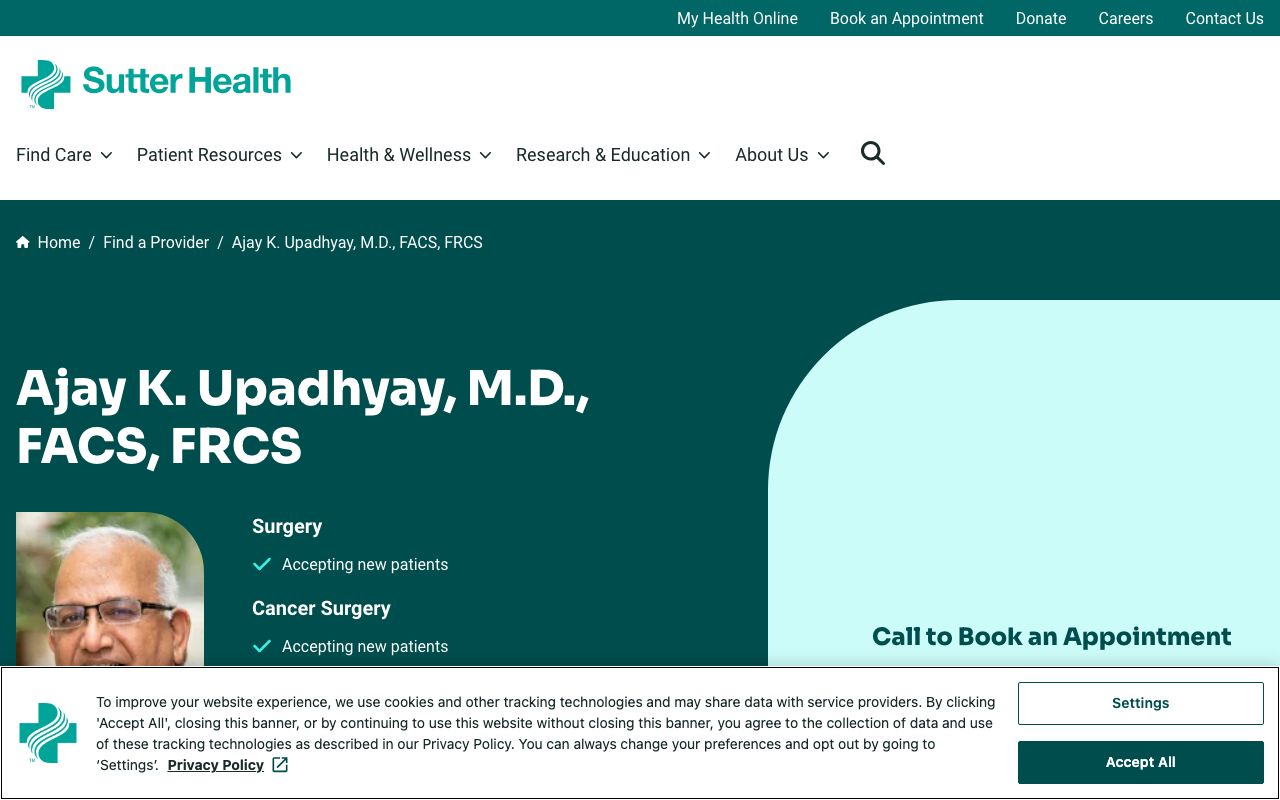 Dr. Ajay K. Upadhyay, MD