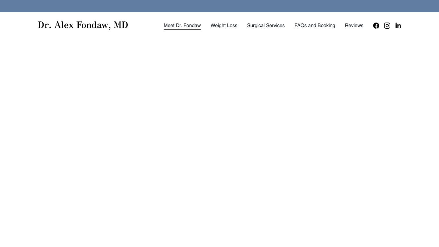 Dr. Alex Fondaw, MD - Austin, TX Medical and Surgical Weight Loss Expert