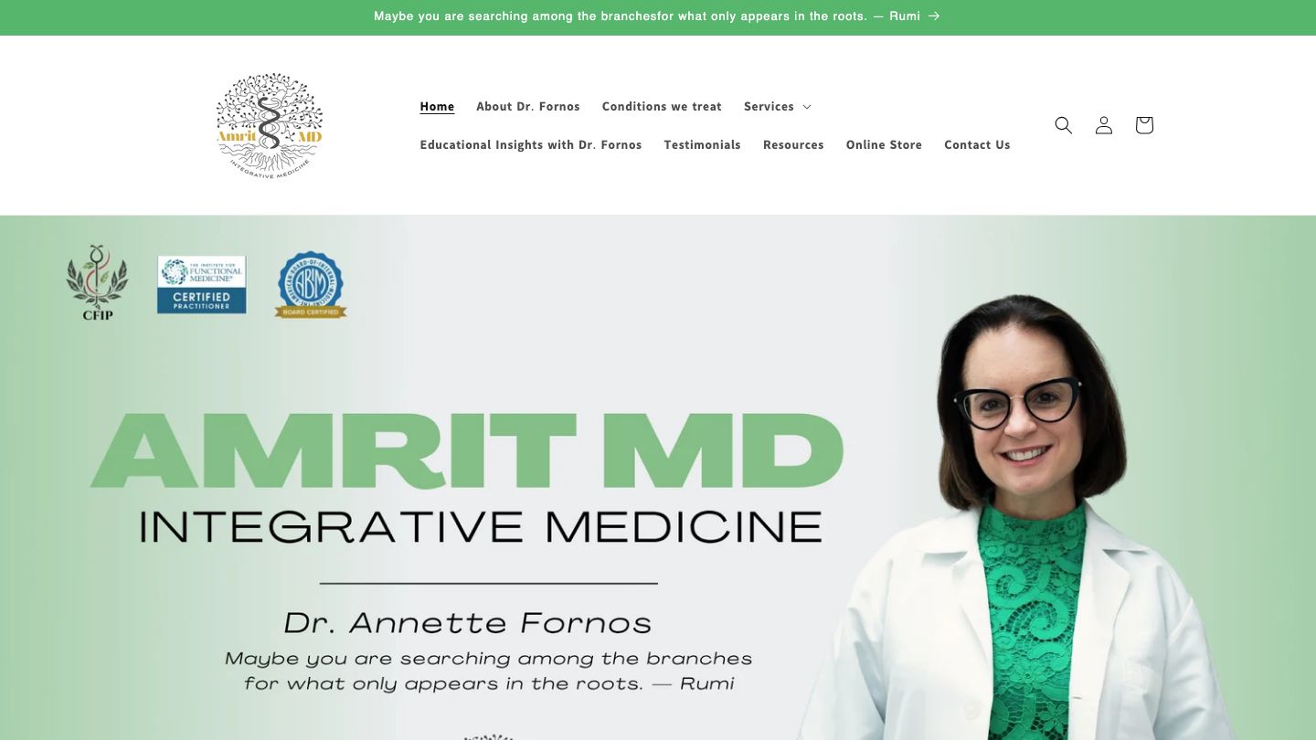 Dr. Annette Fornos, MD Functional Medicine