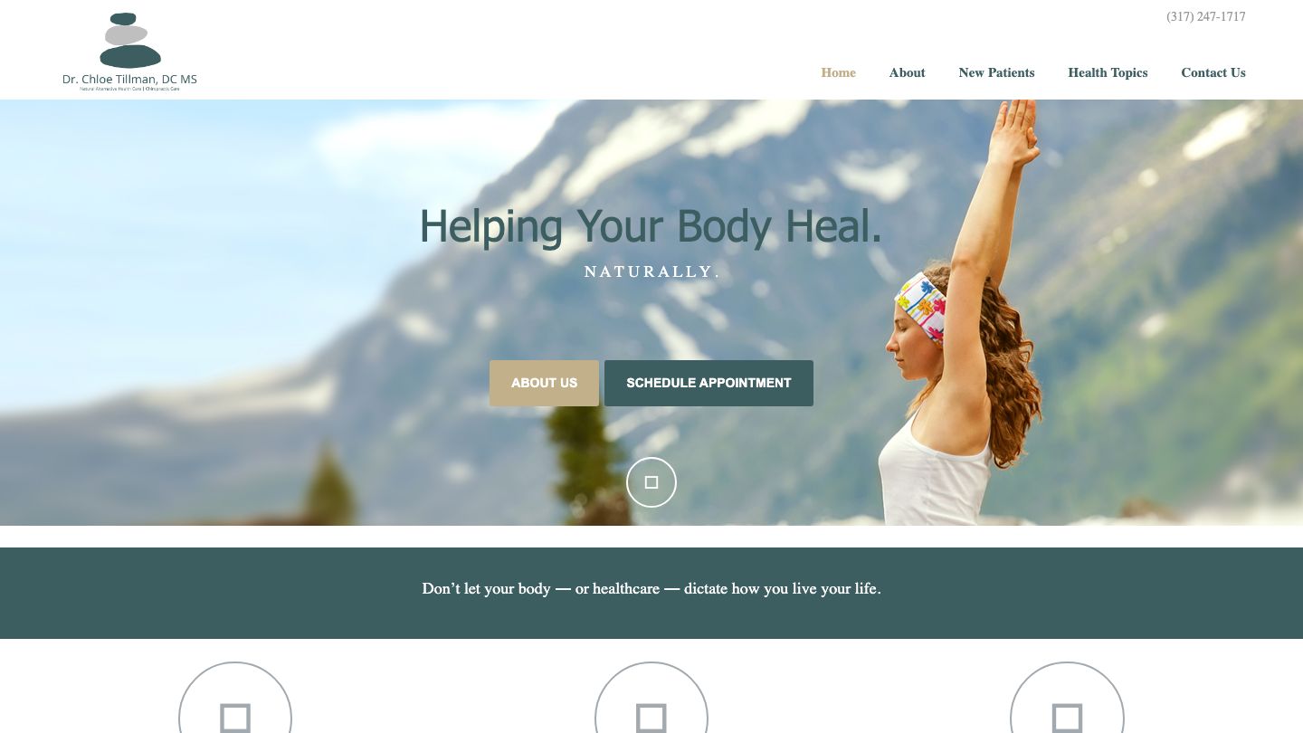 Dr. Chloe Tillman, DC MS: Indianapolis Chiropractor & Movement Doctor