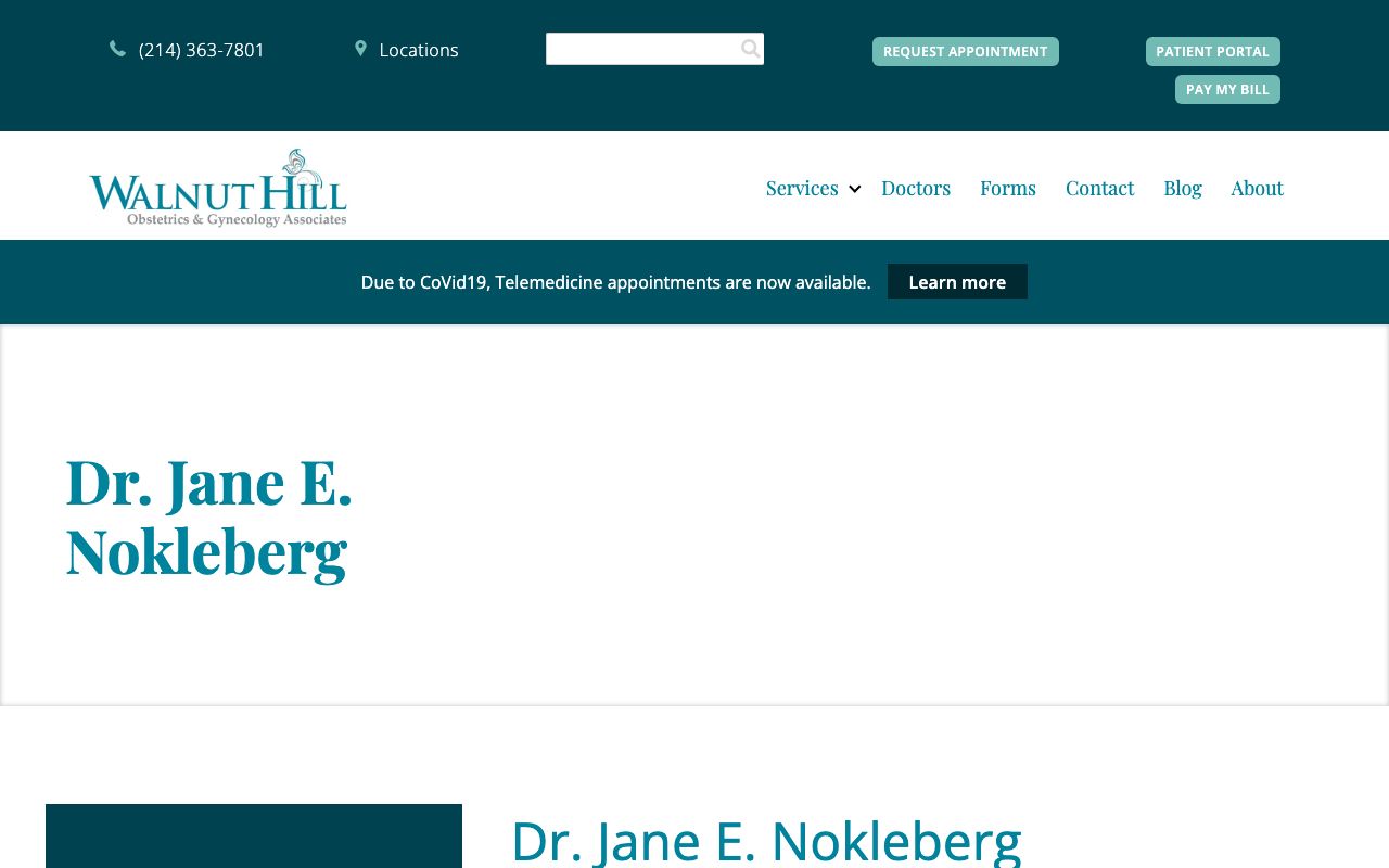 Dr. Jane E. Nokleberg, MD