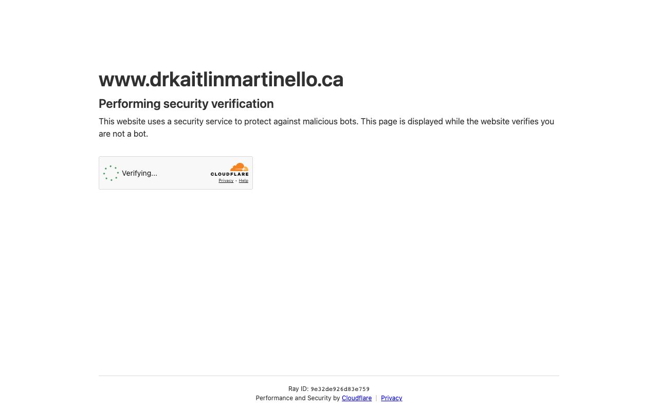 Dr. Kaitlin Martinello