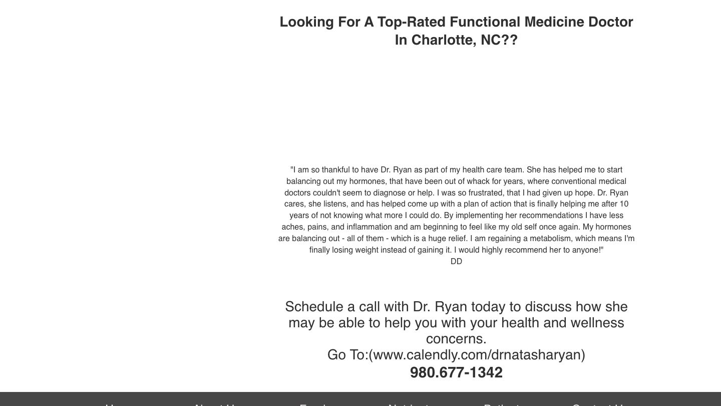 Dr. Natasha Ryan Functional Medicine Doctor
