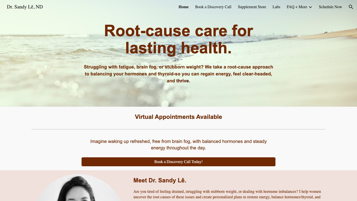 Dr. Sandy Le, ND - Naturopathic Doctor