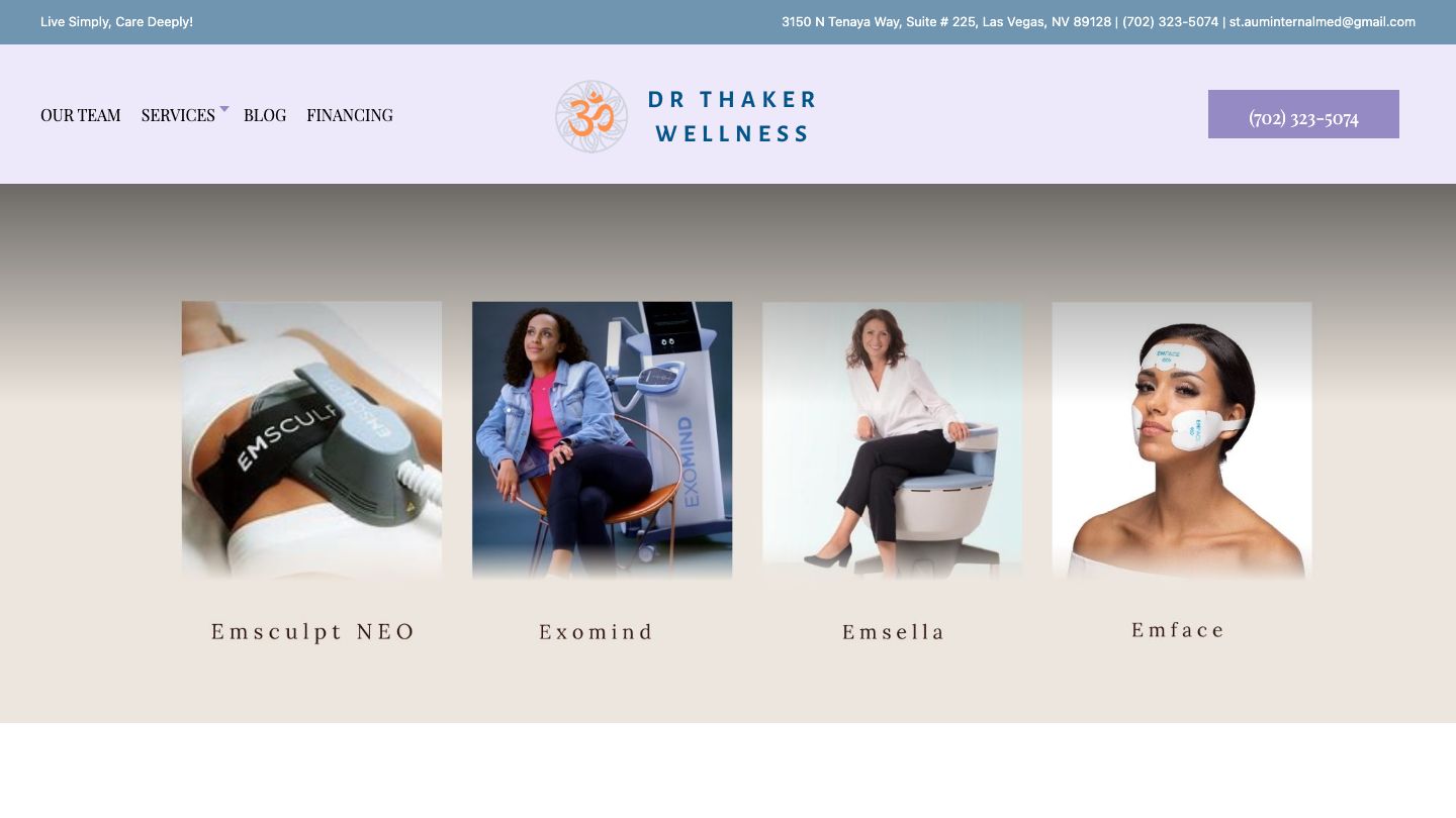 Dr. Shilpa B. Thaker - Exomind - Emsculpt - Emsella - Exion Center Las Vegas