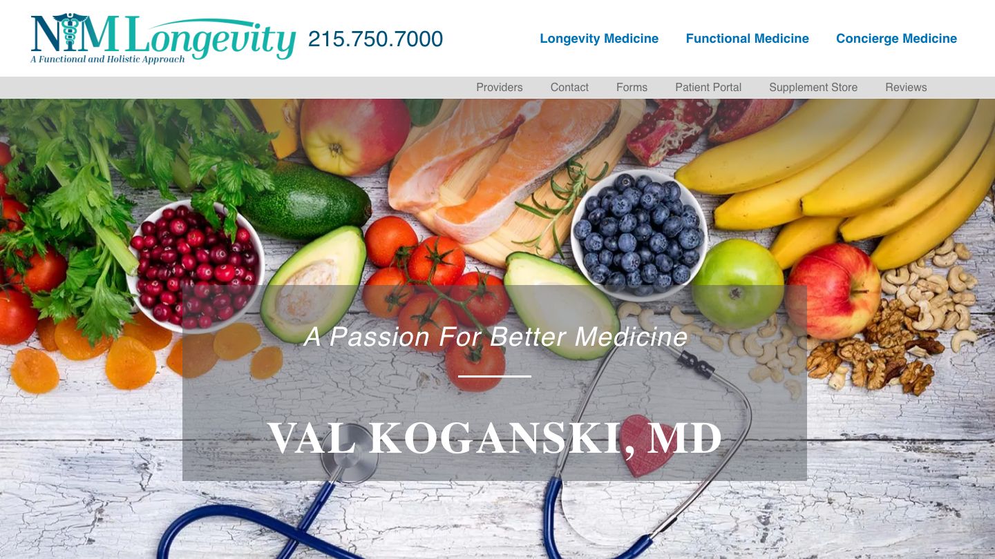 Dr. Val Koganski, MD, NIM Longevity, Longevity Medicine & Functional Medicine