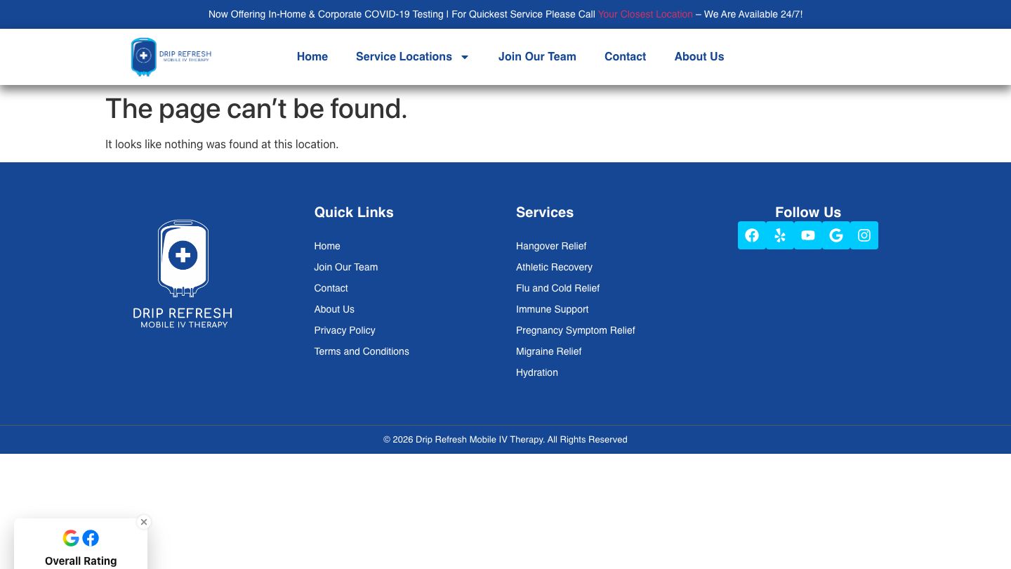 Drip Refresh Mobile IV Therapy - Las Vegas