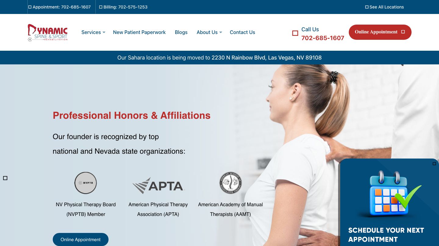 Dynamic Spine & Sport Rehabilitation on Lamb Blvd, Las Vegas