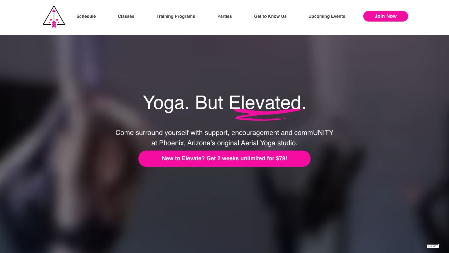 Elevate Yoga & Wellness — Aerial Yoga Studio in Phoenix, Arizona