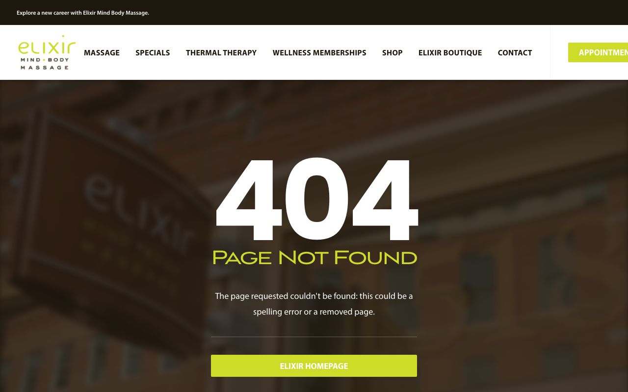 Elixir Mind Body Massage