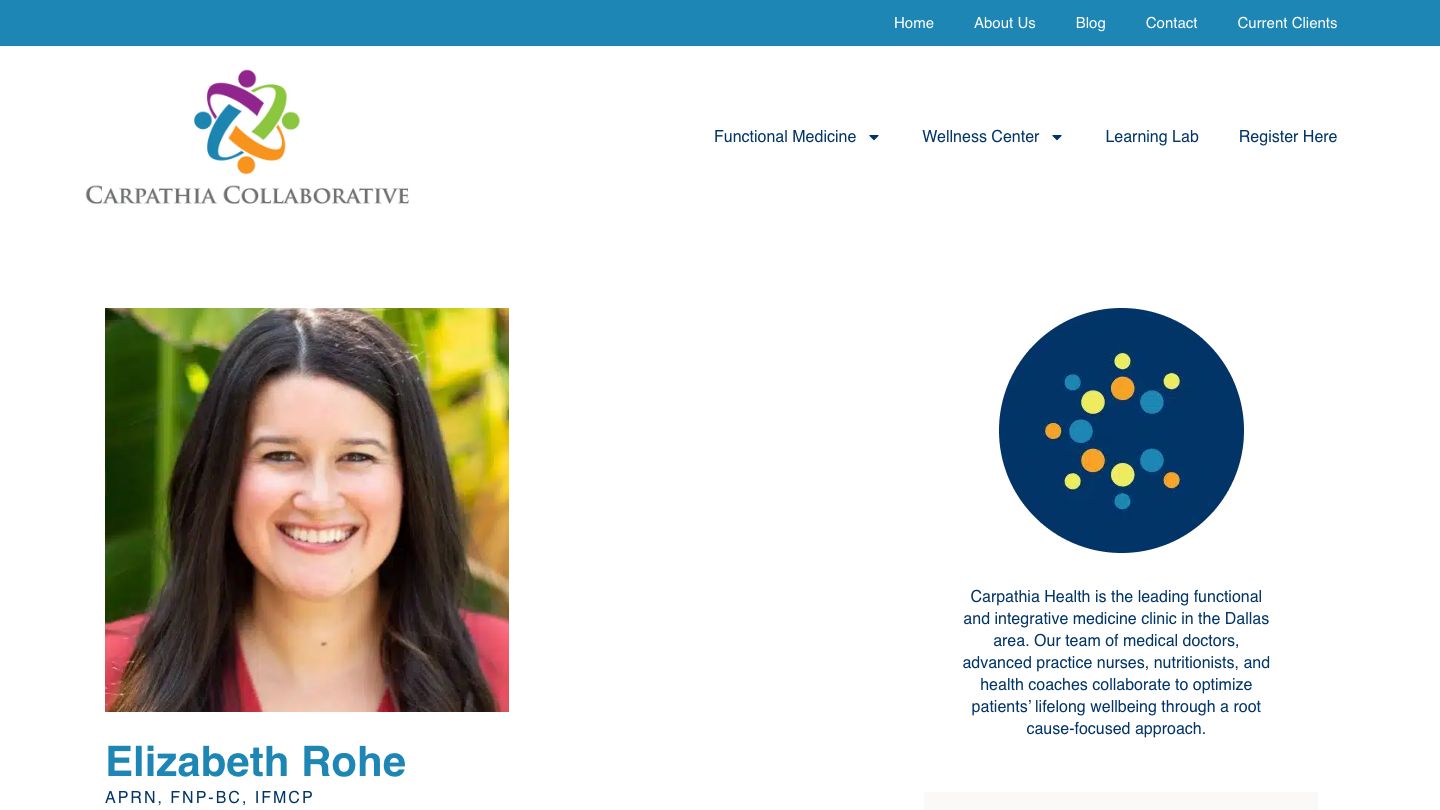 Elizabeth Rohe APRN, FNP-BC, IFMCP