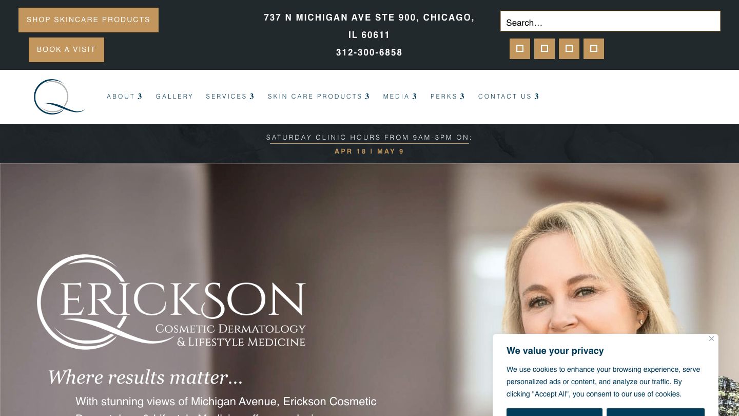 Erickson Cosmetic Dermatology & Lifestyle Medicine