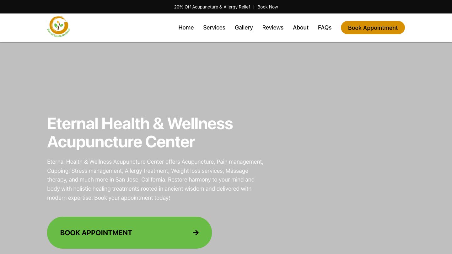 Eternal Health & Wellness Acupuncture Center