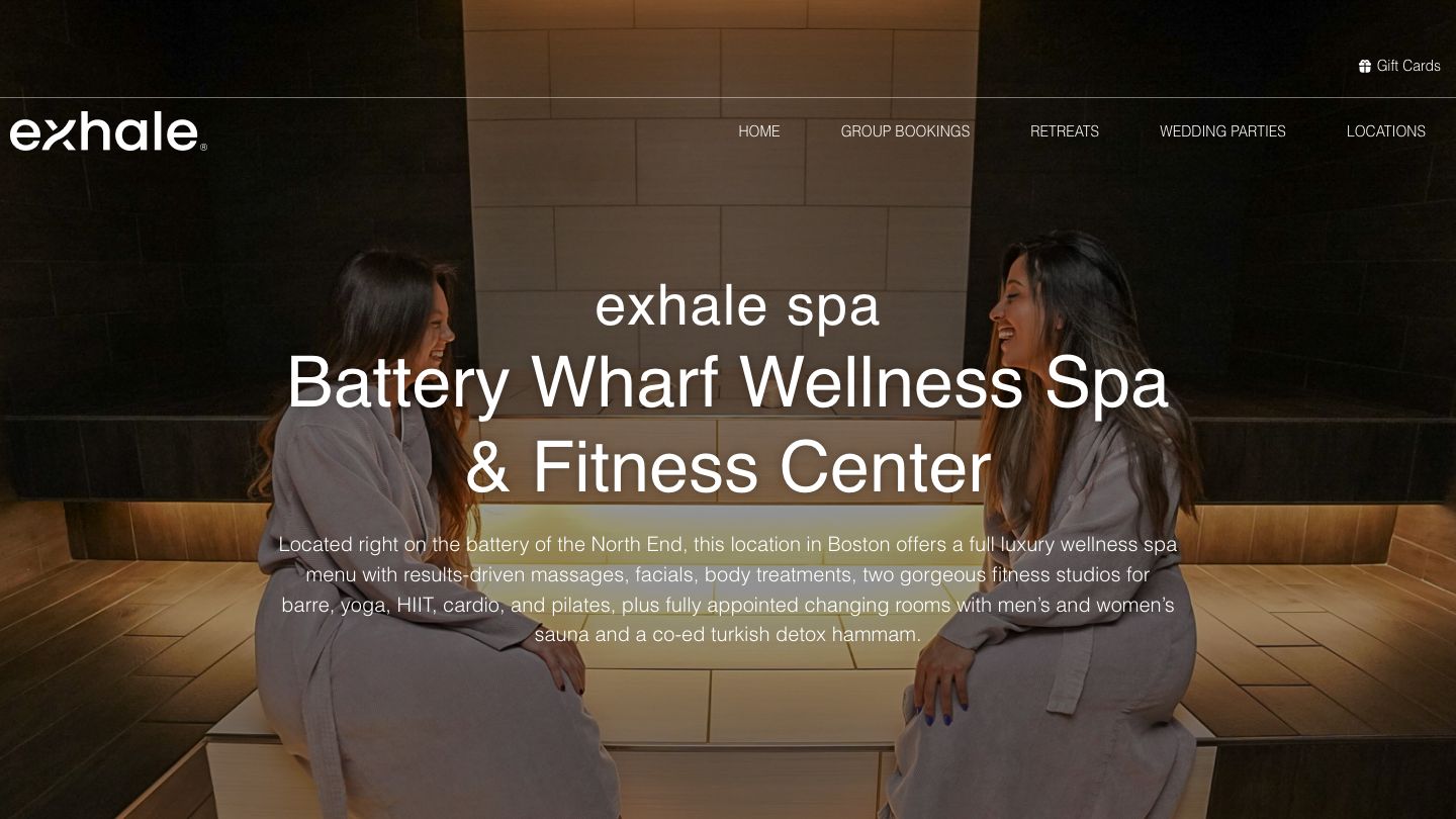 exhale Spa Battery Wharf