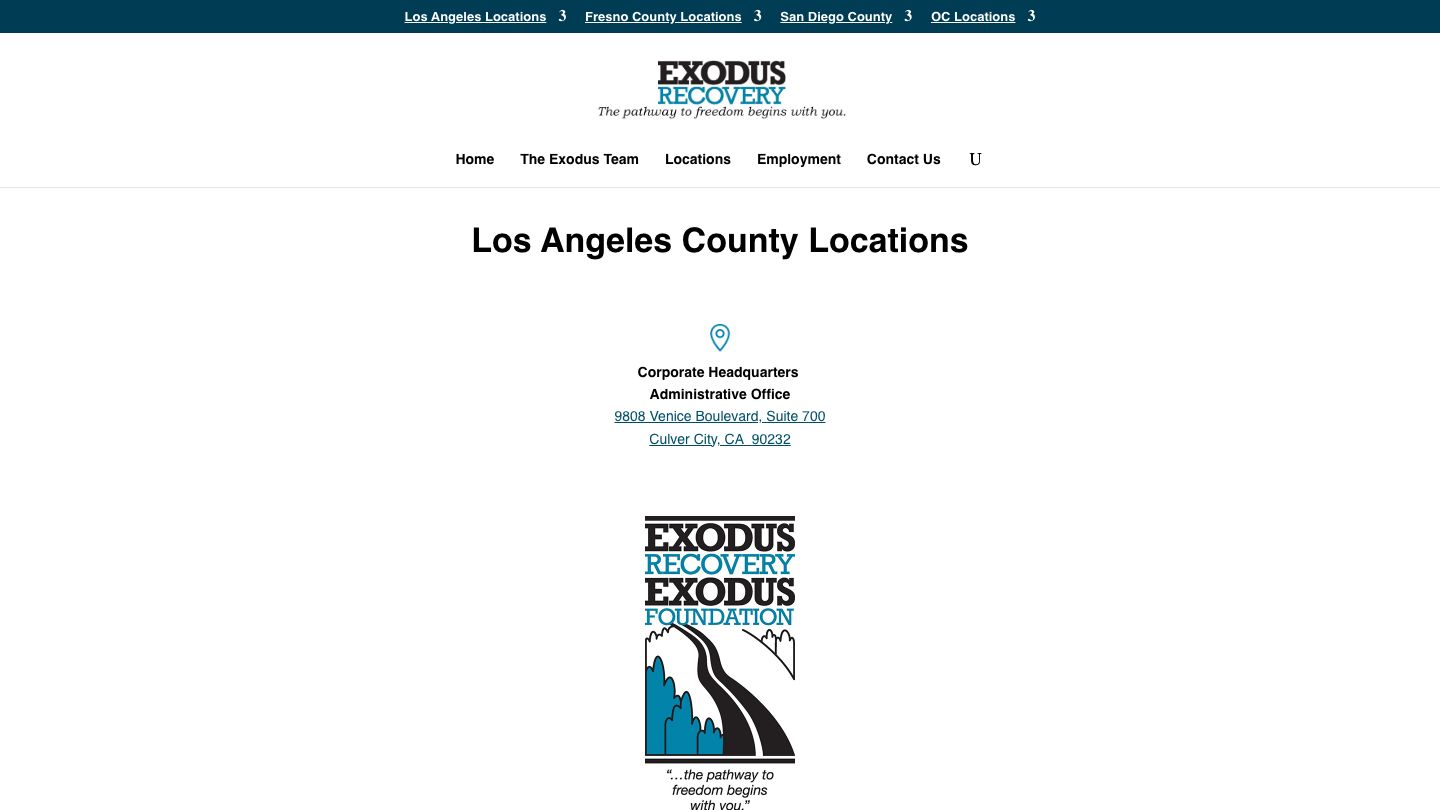 Exodus Recovery Mental Health Wellness Center