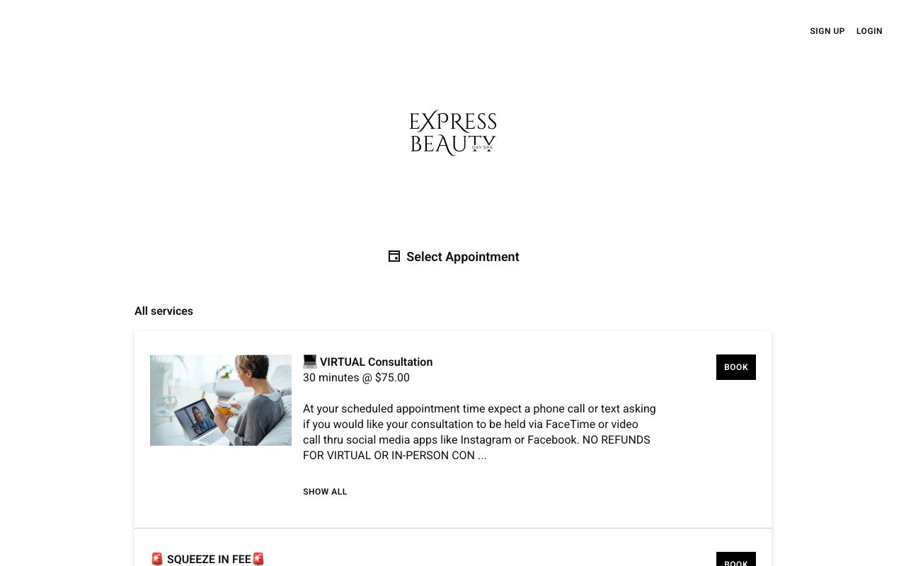 EXPRESS BEAUTY DAY SPA