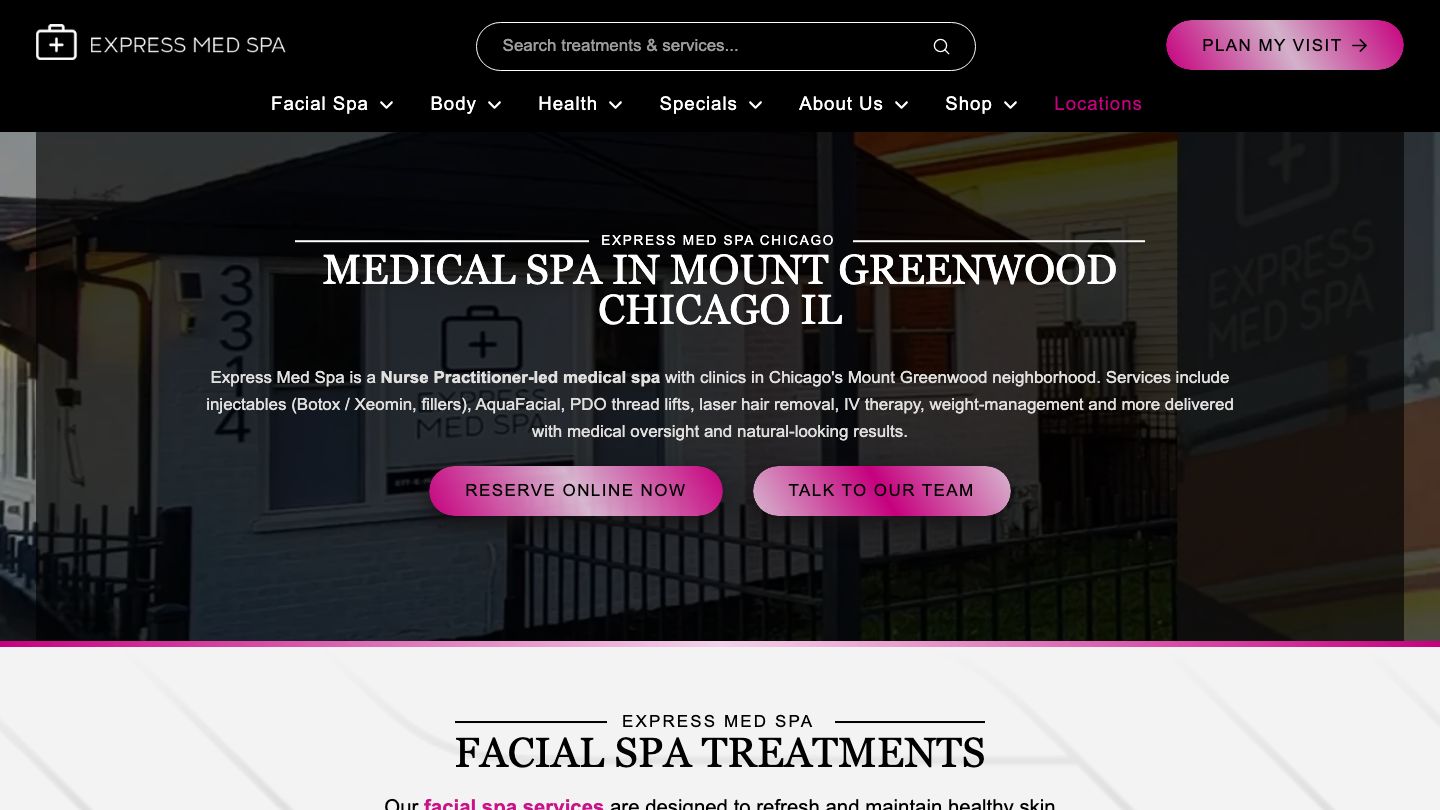 Express Med Spa Chicago, Mount Greenwood