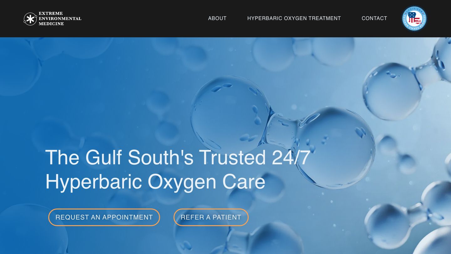 Extreme Environmental Medicine @ West Jefferson Medical Center, Hyperbaric and Wound Care Department