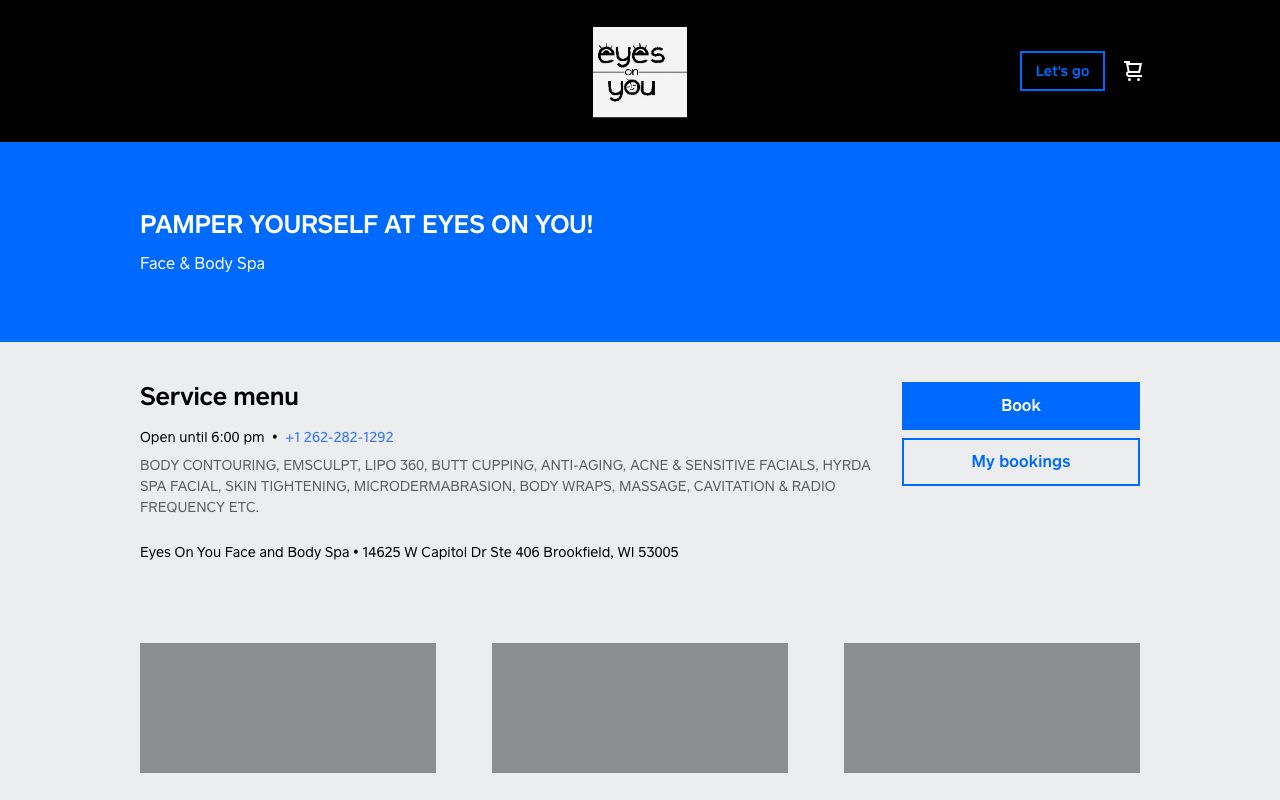 Eyes On You Face and Body Spa