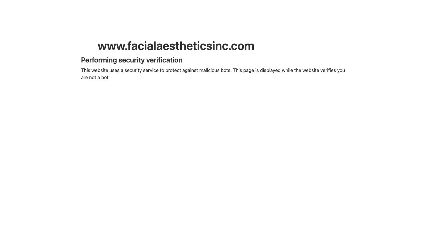 Facial Aesthetics - Monument